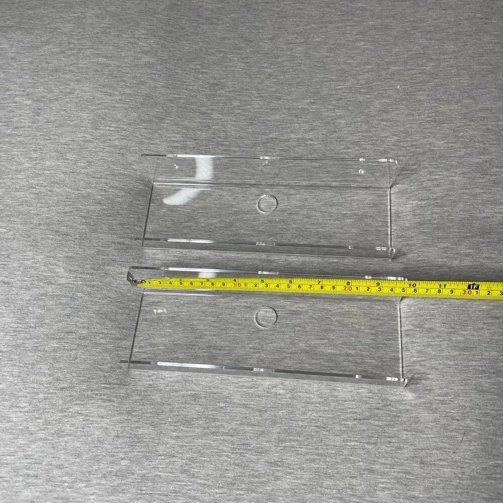 Mocoosy 10” Clear Acrylic Floating Shelves 2 PCS. Set